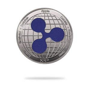 Ripple (XRP) Physical Crypto Coin by Cryptochips | Collectable Cryptocurrency You Can HODL | Gift For Him