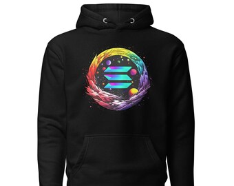 Solana (SOL) Og.Op Premium-Hoodie | Bio-Kleidung für Krypto- und NFT-Enthusiasten | Solana Sweatshirt | Krypto Merch