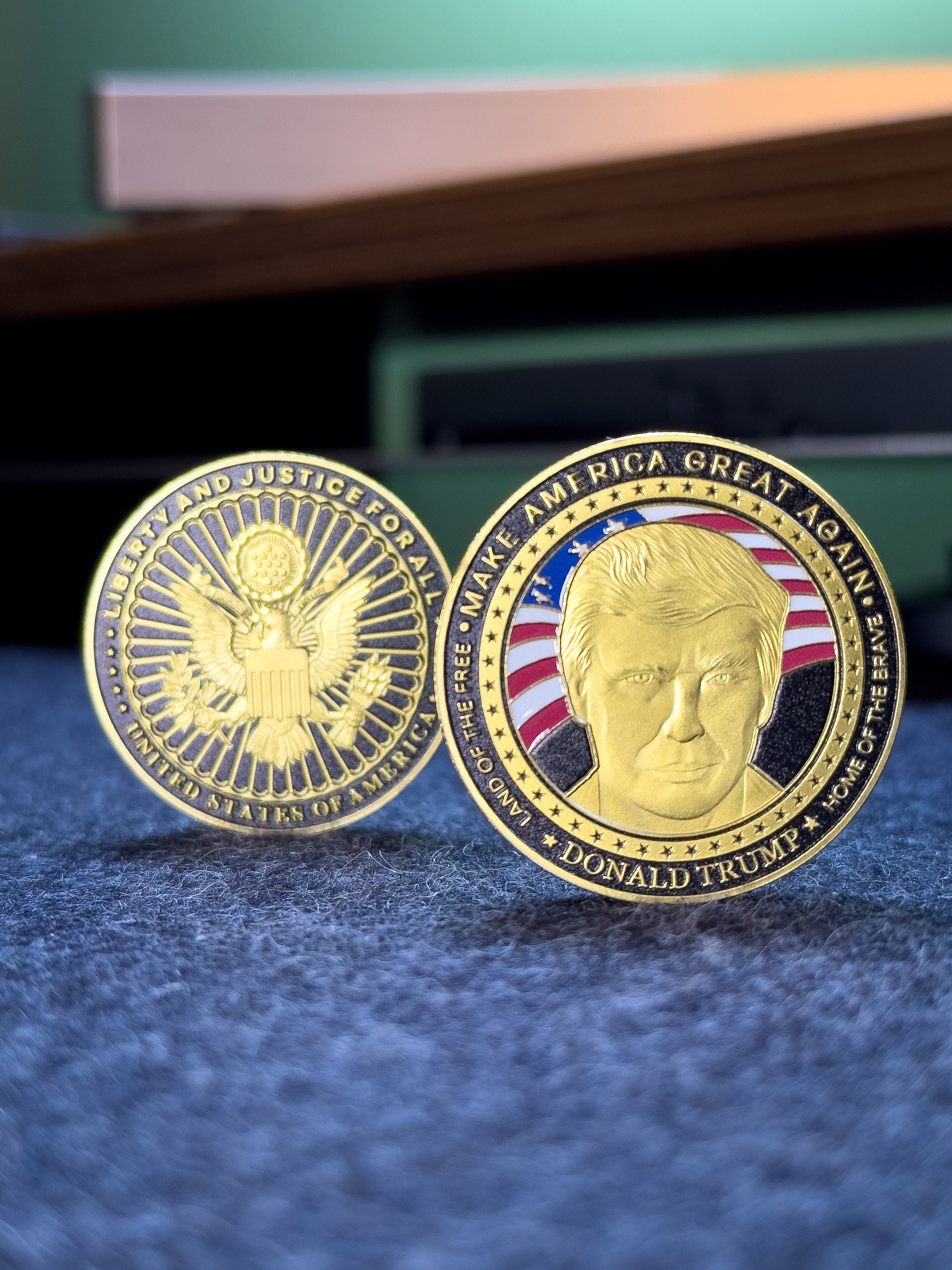 Moneda TRUMP / Criptomoneda Donald Trump / Mercancía coleccionable MAGA -  Etsy México