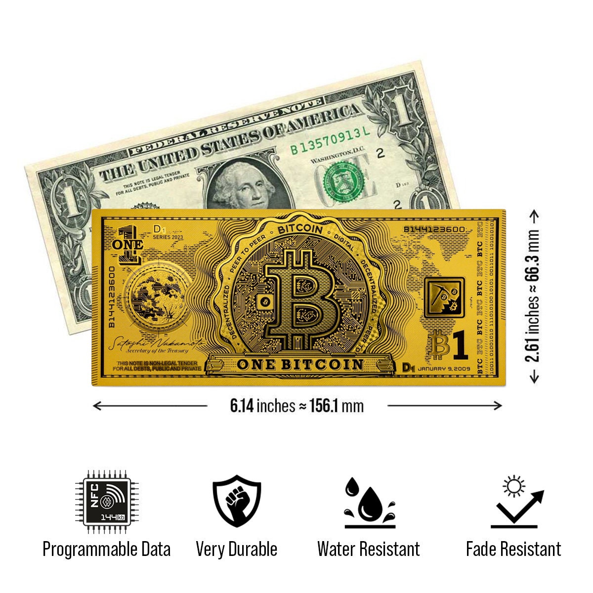 Bitcoin Moon Money | Custom Programmable Physical Crypto Cash |  Personalized Bitcoin Merch | Cold Storage Wallet | BTC Art - Etsy