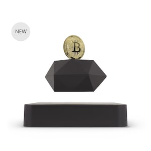 Levitating Crypto Coin Display by Cryptochips | The Ultimate Way To Display Your Crypto Merch | Bitcoin, Ethereum, Dogecoin and more