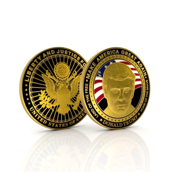 The BEST Trump Coin | Donald Trump Presidential Coin | MAGA Collectable Merch | Patriot Coin