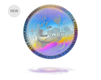 Dogecoin (DOGE) Galaxy Coin by Cryptochips | Custom Physical Crypto Coins You Can HODL | Anodization Technology and Electrolytic Coloring