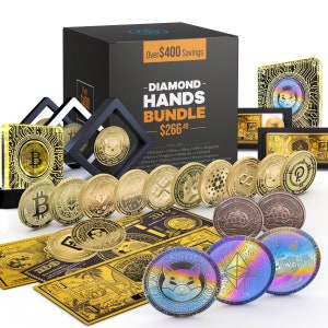 Diamond Hands Bundle | 60% OFF Limited Time Sale | Gift for Him | Holliday Cryptocurrency Gift