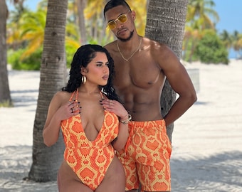 Matching Swimsuits for couples, matching swimwear, swimsuits for couples, Baecation