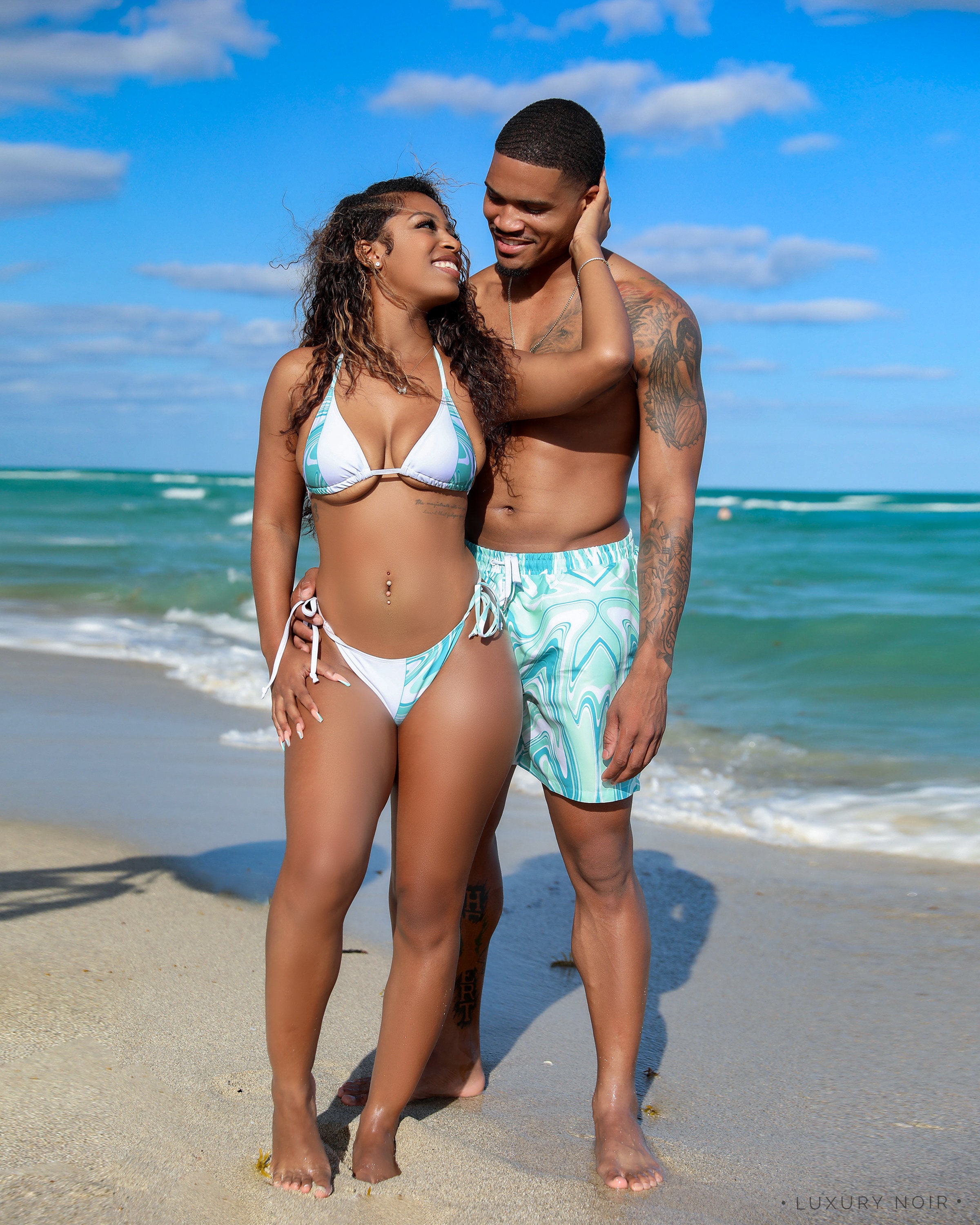 Cute couple bathing suits sale