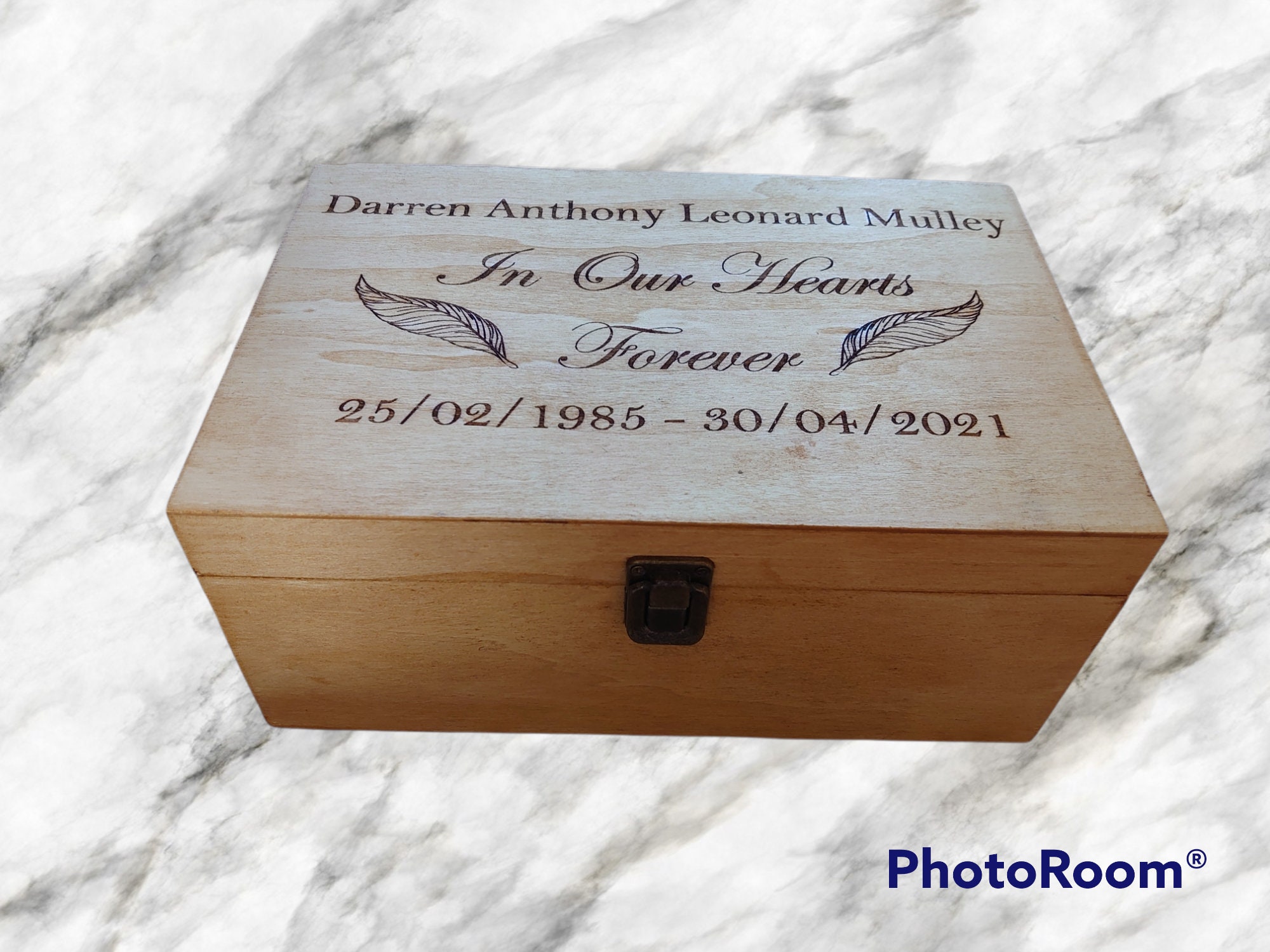 Personalised Treasured Memories Photo Gift Box, Remembrance Gift