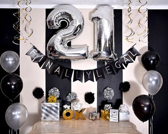 21st birthday decorations for