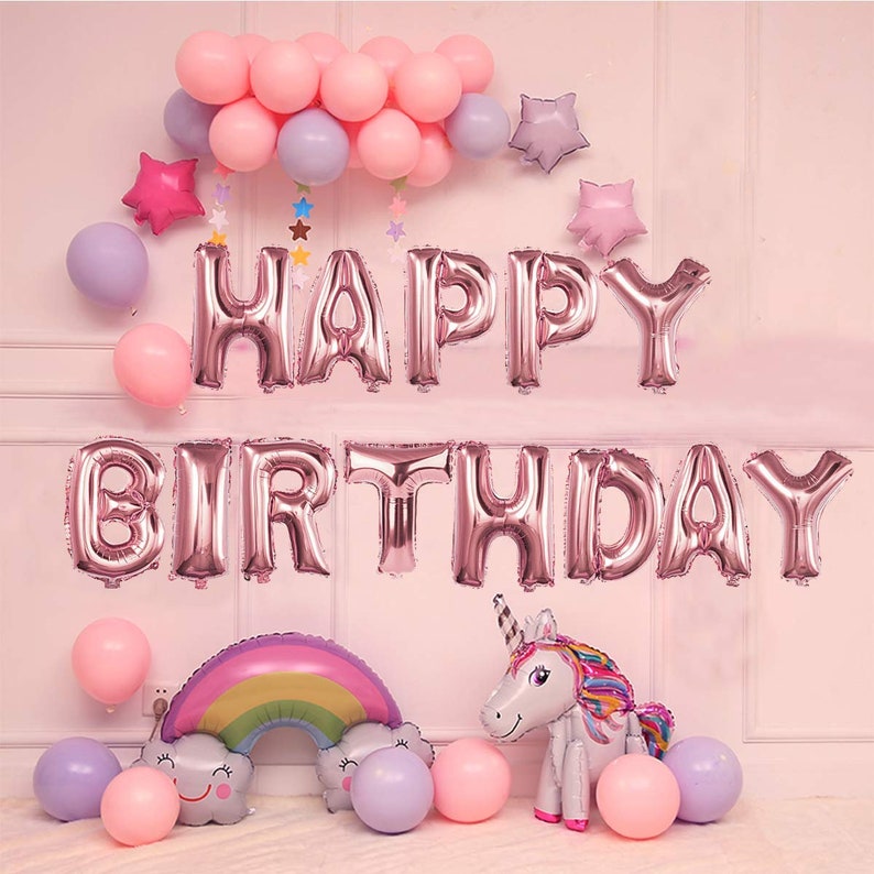 Art Inspired Painting Birthday Party Decoration 18/" Happy Birthday Foil Balloon