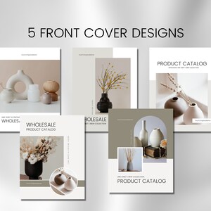 Wholesale Line Sheet Template: Editable Canva Product Catalog (US Letter) image 4