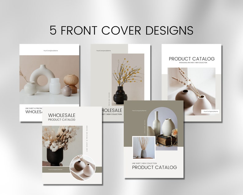 Wholesale Line Sheet Template: Editable Canva Product Catalog (US Letter) image 4