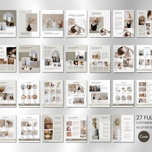 Wholesale Line Sheet Template: Editable Canva Product Catalog (US Letter) image 8