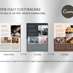 Wholesale Line Sheet Template: Editable Canva Product Catalog (US Letter) image 5