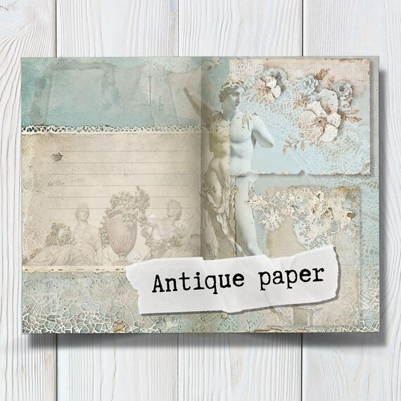 ジャンクジャーナル　レースサンプル帳　アンティーク ジャンクジャーナル レースサンプル帳 アンティーク