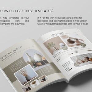 Wholesale Line Sheet Template: Editable Canva Product Catalog (US Letter) image 6