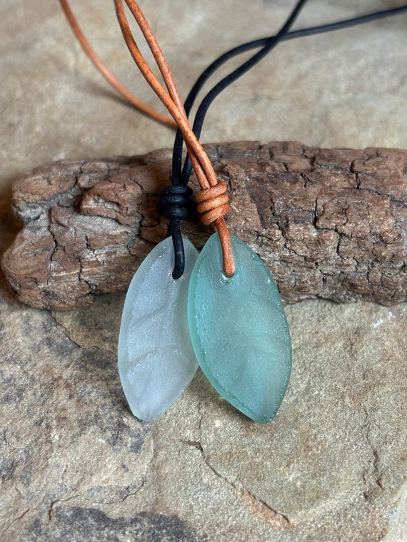 Sea glass necklace etsy new arrivals