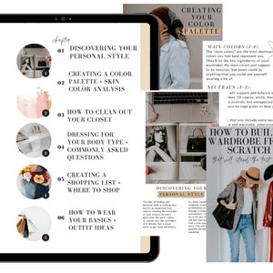 50+ Page Fashion Ebook | How to Build a Wardrobe from Scratch