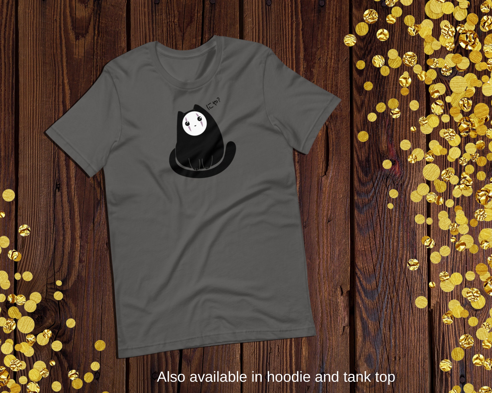 Discover No Face Cat Shirt, Anime Shirt