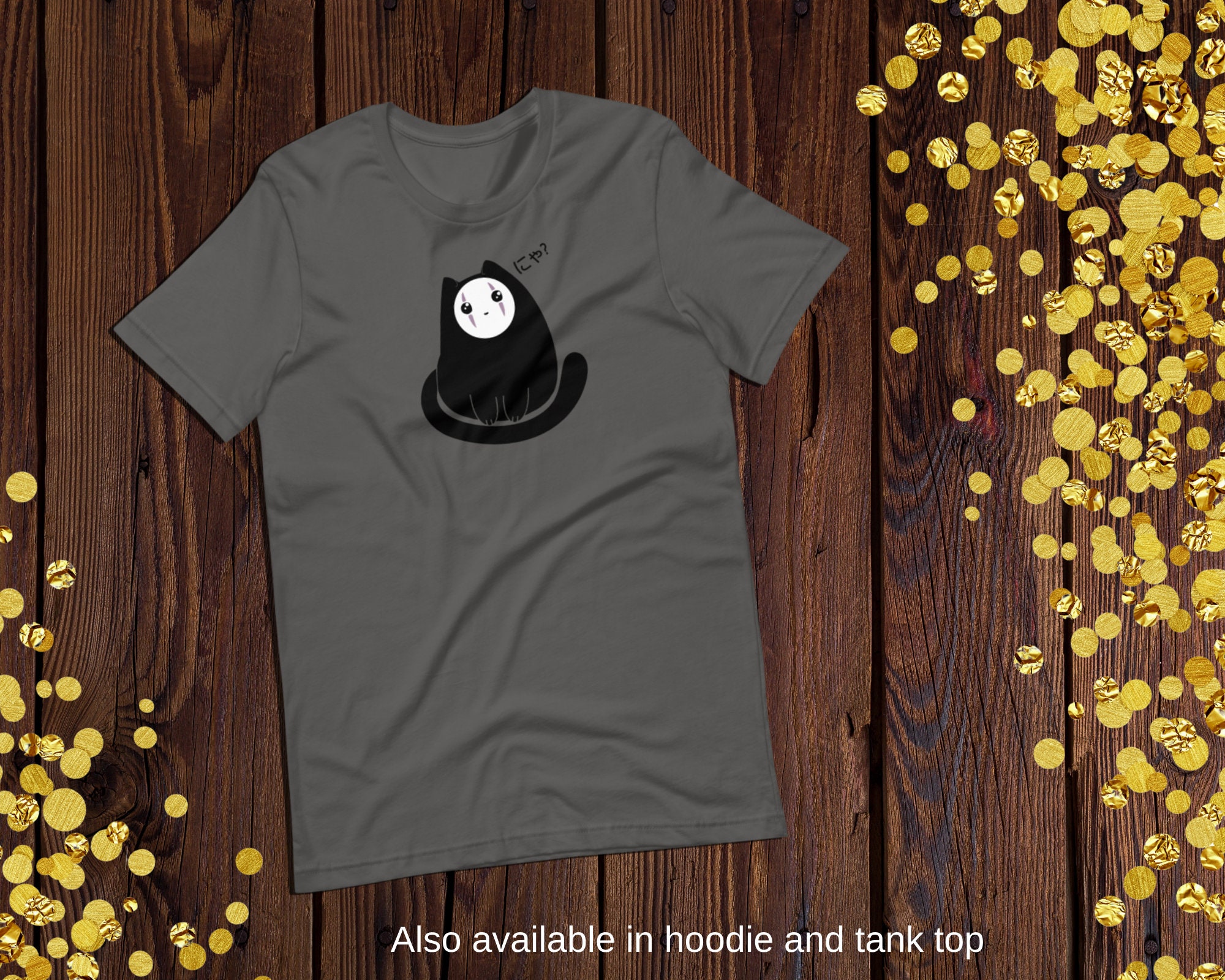 No Face Cat Shirt, Anime Shirt No Face Cat Shirt, Anime Shirt