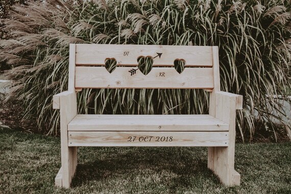 Banc Danniversaire De Mariage Etsy