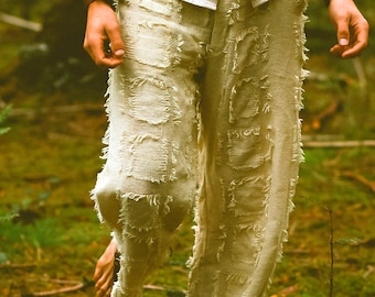 Druidpath Raw Cotton Pants | 3 Earthy Colours Available