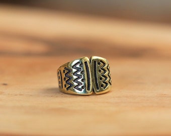 Tribal Patterned Dread Bead | Ear Cuff
