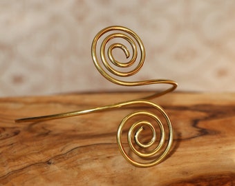 Grand brassard en spirale | Bijoux de corps tribaux