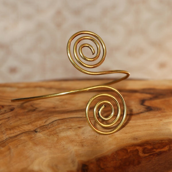 Large Spiral Armlet | Tribal Body Jewellery