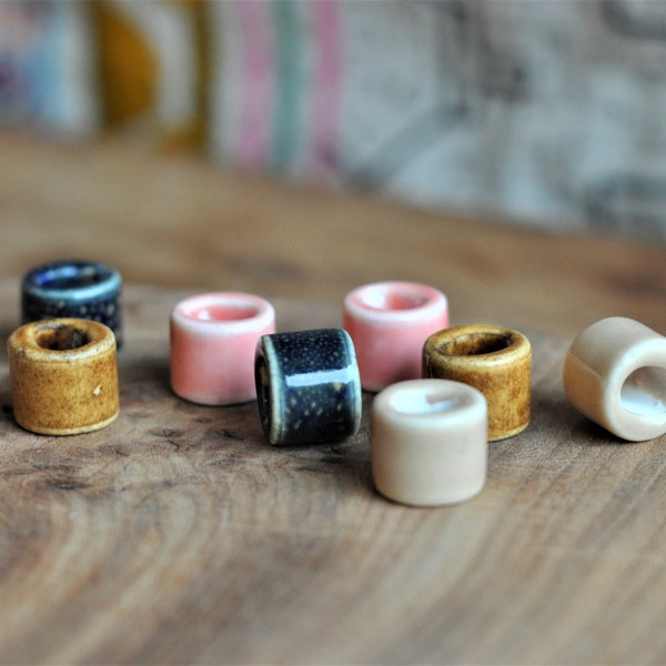 Ceramic Dread Beads | 4 Different Colours