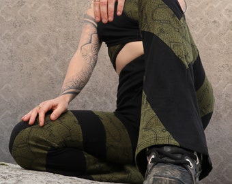 Aya Wrapped High Waisted Flared Leggings
