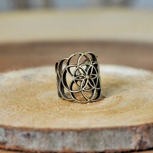 Flower of Life | Dread Bead | Ear Cuff