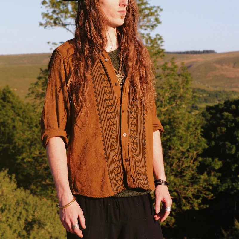 Khadi 908 Fleur Eastern Shirt