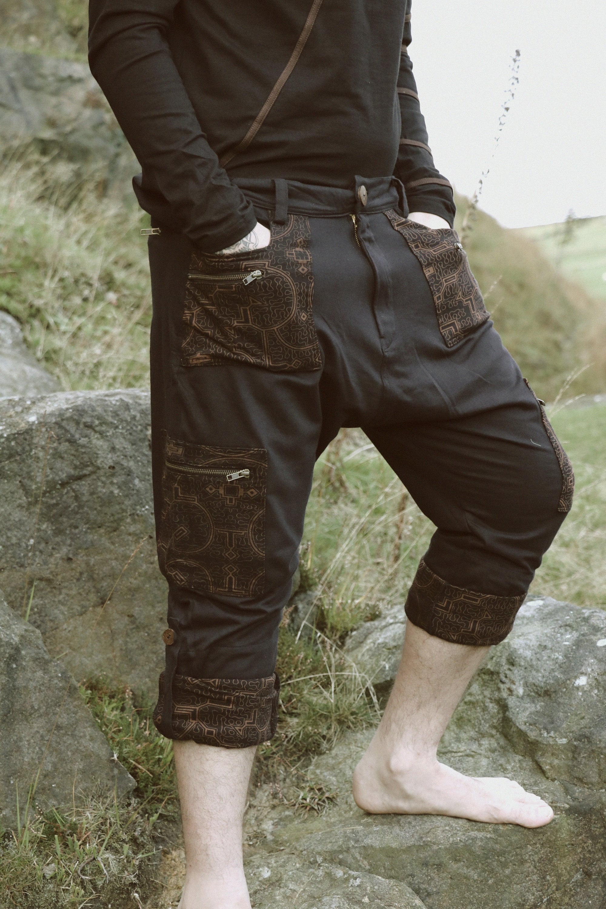 Black Rave Pants - Etsy UK Black Rave Pants - Etsy UK