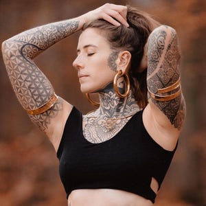 Large Brass Hoops for Stretched Ears | 8mm holes + above | Tribal Jewellery