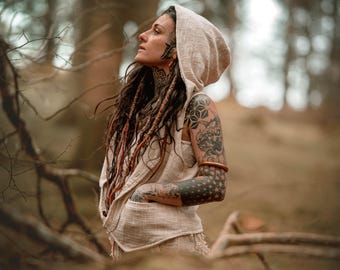 Two Spirit Reversible Hooded Waistcoat