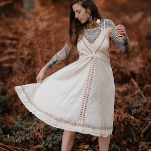 Block Print Wanderer Dress | 100% Raw Cotton | One Size