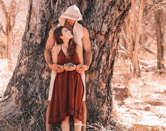 Block Print Wanderer Dress | 100% Raw Cotton | One Size