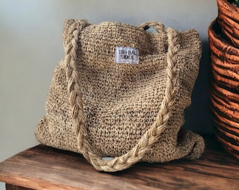 Pure Hemp Knit Tote Bag | Market Bag