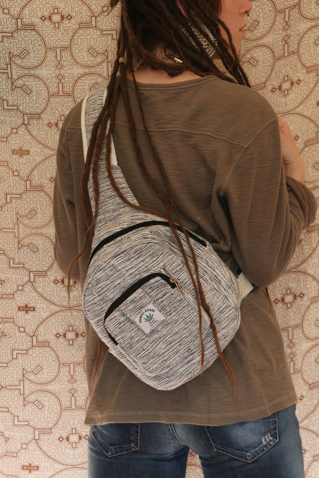 Hemp Sling Bag Crossbody Rucksack Backpack Etsy