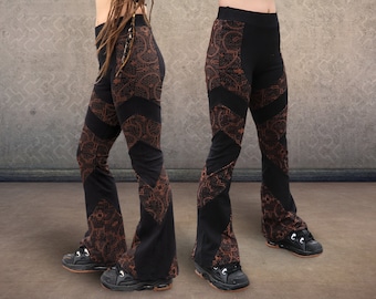 Aya Wrapped High Waisted Flared Leggings