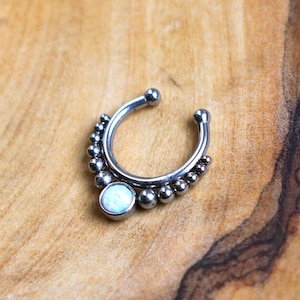 False Septum Rings | Gold and Silver Surgical Steel
