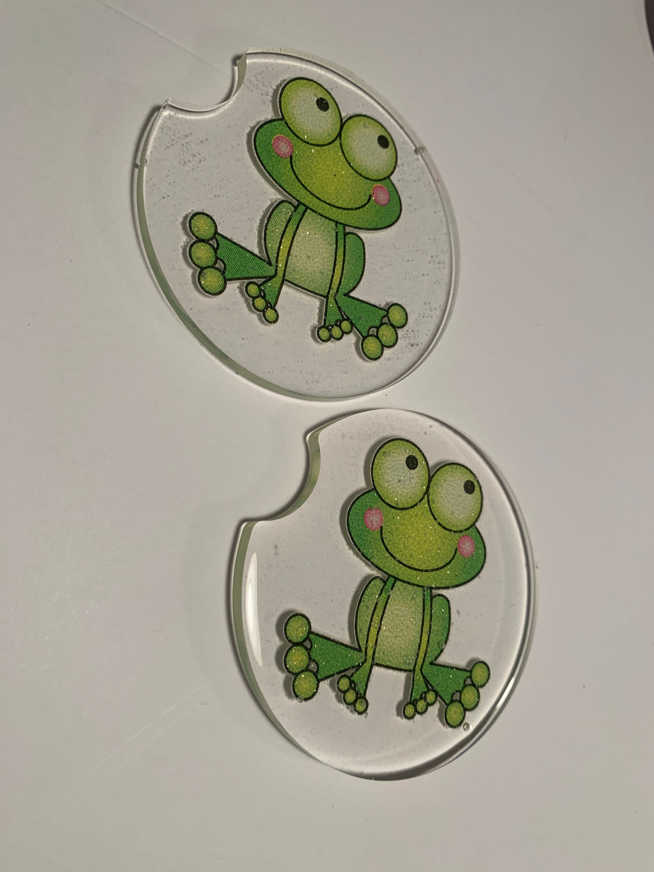 Resin car coasters assorted | Etsy