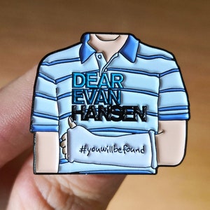 Dear Evan Hansen Enamel Pin Badge - Broadway & West End Theatre Show - Musical Pin - Gift/Present - You Will Be Found