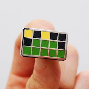 Wordle Enamel Pin - Gran regalo de Wordle para cumpleaños de fanáticos - Insignia de pin de juego de Wordle