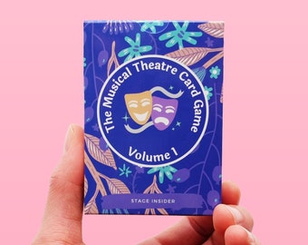 Juego de cartas de teatro musical: regalo para amantes de Broadway y aficionados al teatro.