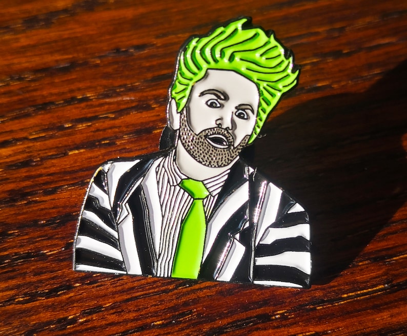 Beetlejuice Enamel Pin For Musical Theatre Lovers