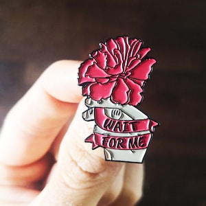 Hadestown - Wait For Me - Lyrics Enamel Pin