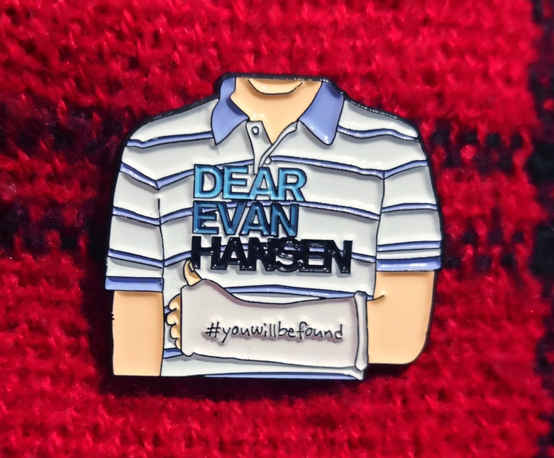 Dear Evan Hansen Enamel Pin Badge  cadeaux de noel comédie musicale