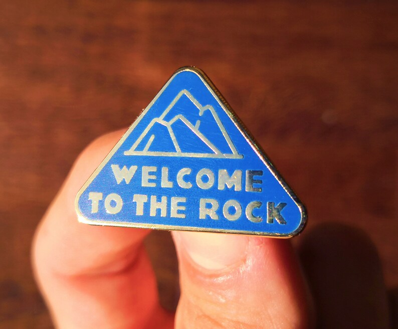 Welcome To The Rock - Theatre Pin Badge