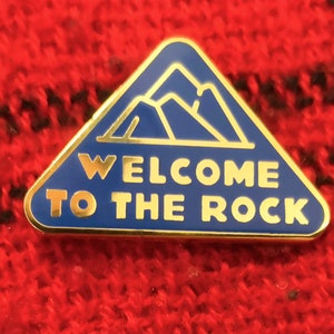 Welcome To The Rock Broadway and West End Musical Come From Away Enamel Pin Badge